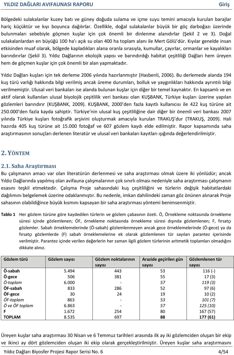 Doğal sulakalanlardan en büyüğü 100 ha ı açık su olan 400 ha toplam alanı ile Mert Gölü dür.