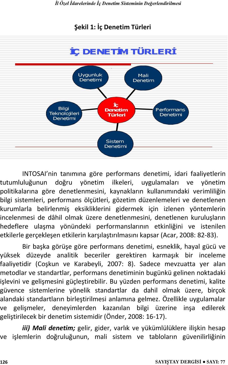 doğru yönetim ilkeleri, uygulamaları ve yönetim politikalarına göre denetlenmesini, kaynakların kullanımındaki verimliliğin bilgi sistemleri, performans ölçütleri, gözetim düzenlemeleri ve denetlenen