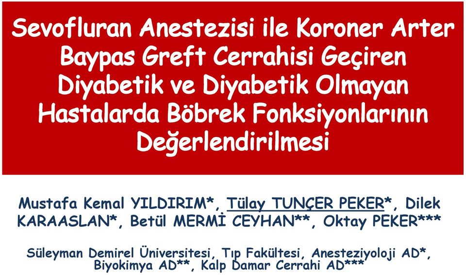 Süleyman Demirel Üniversitesi, Tıp Fakültesi,