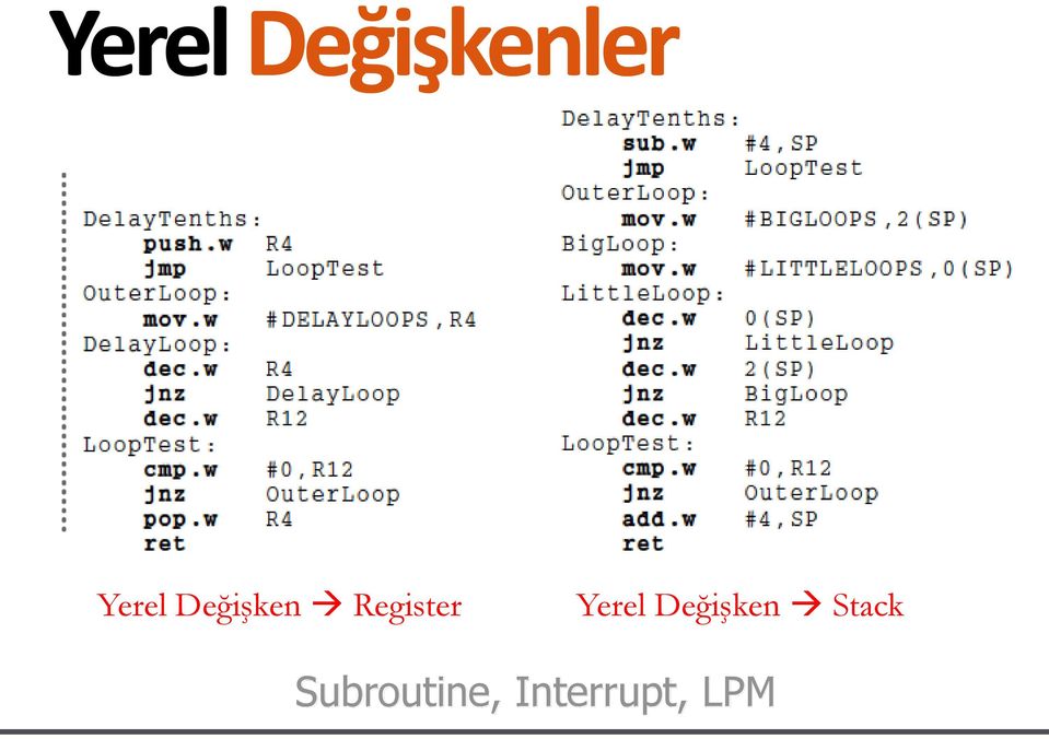 Register  Stack