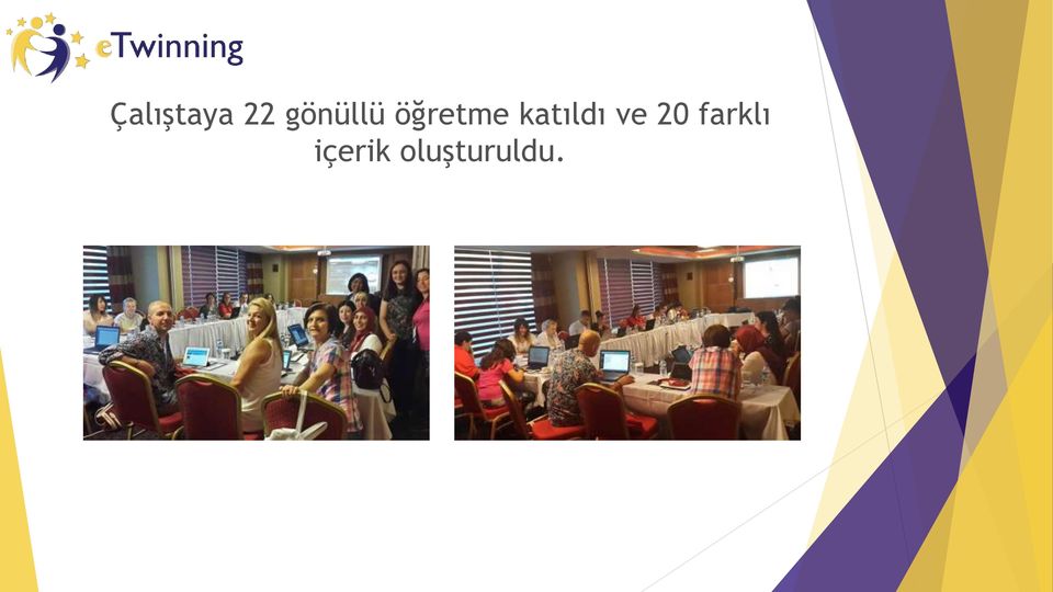 katıldı ve 20