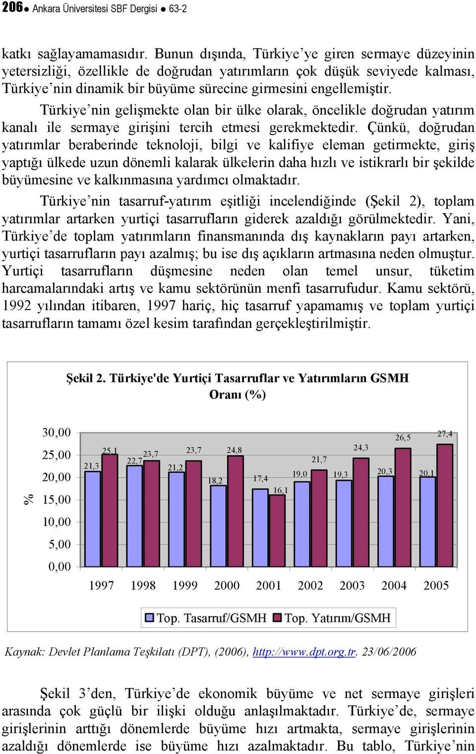 Türkiye nin gelişmekte olan bir ülke olarak, öncelikle doğrudan yatırım kanalı ile sermaye girişini tercih etmesi gerekmektedir.