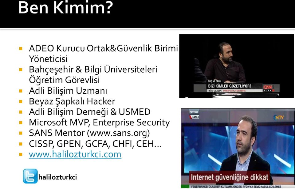 Adli Bilişim Derneği & USMED Microsoft MVP, Enterprise Security SANS