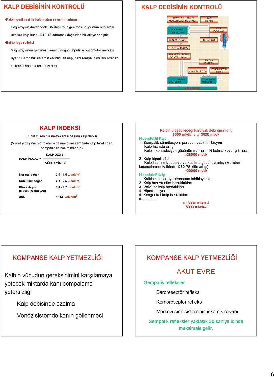 Sempatik sistemin etkinliği artırılıp, parasempatik etkinin ortadan kalkması sonucu kalp hızı artar.