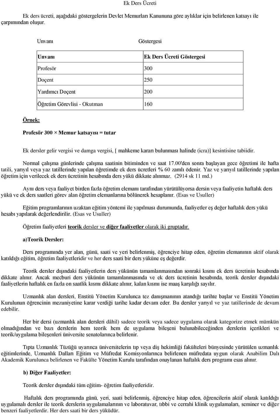 damga vergisi, [ mahkeme kararı bulunması halinde (icra)] kesintisine tabiidir. Normal çalışma günlerinde çalışma saatinin bitiminden ve saat 17.