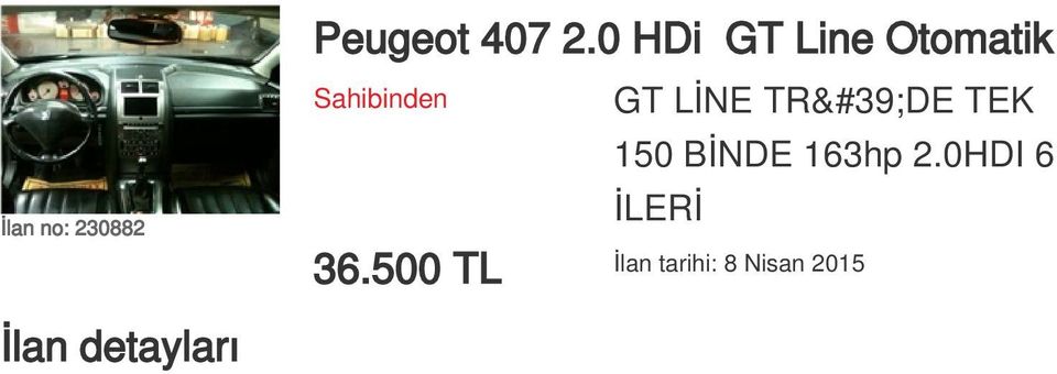 TR&#39;DE TEK 150 BİNDE 163hp 2.