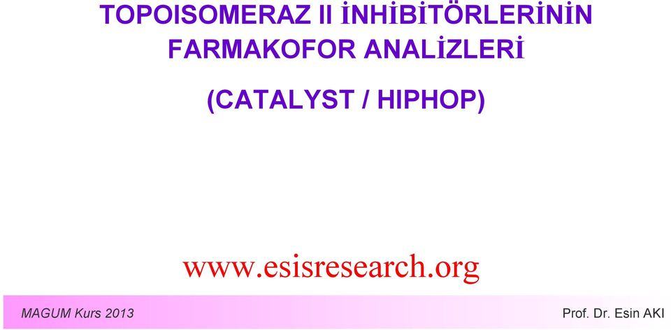 AALİZLERİ (CATALYST /