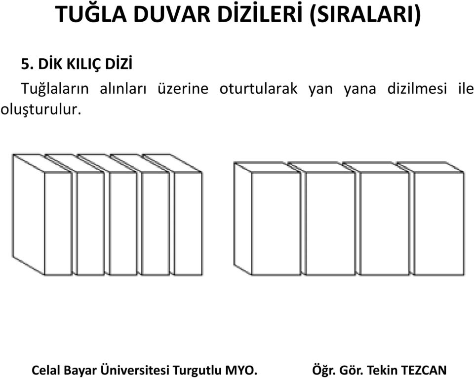 alınları üzerine oturtularak