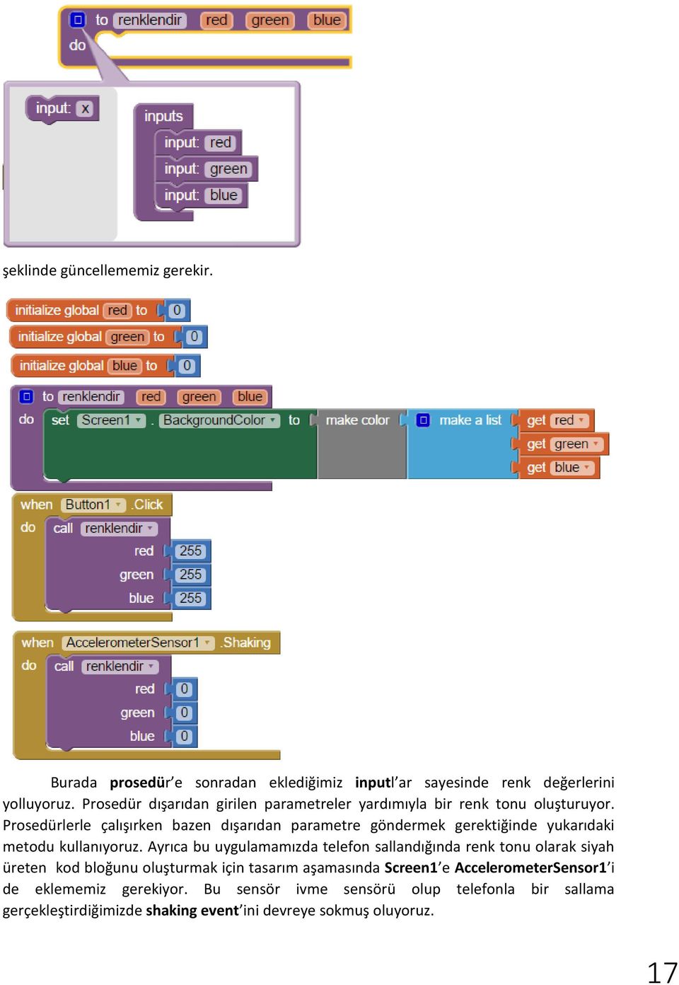 Prosedürlerle çalışırken bazen dışarıdan parametre göndermek gerektiğinde yukarıdaki metodu kullanıyoruz.