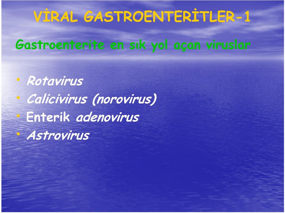 viruslar Rotavirus Calicivirus