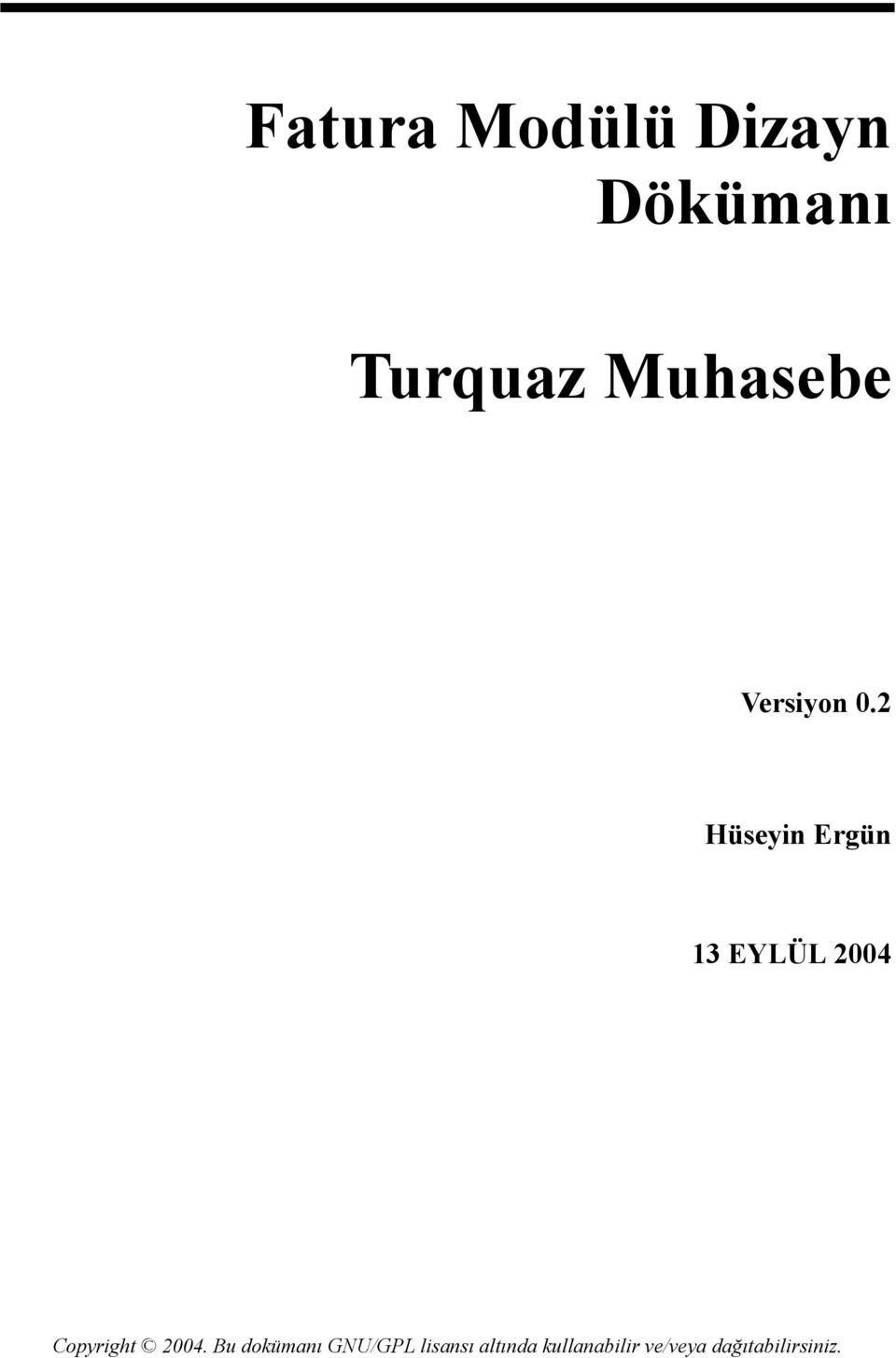 Muhasebe Versiyon 0.