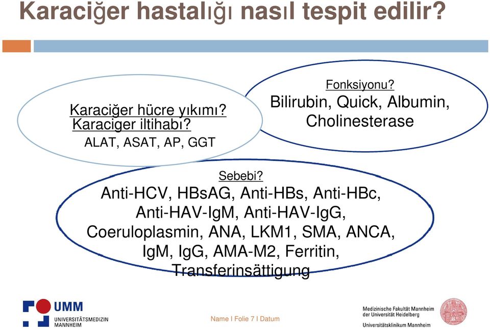 Anti-HCV, HBsAG, Anti-HBs, Anti-HBc, Anti-HAV-IgM, Anti-HAV-IgG, Coeruloplasmin,