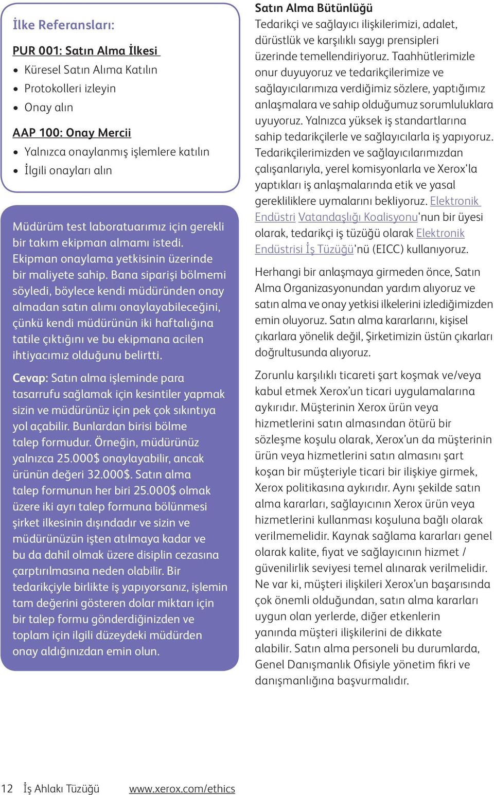 Bana siparişi bölmemi söyledi, böylece kendi müdüründen onay almadan satın alımı onaylayabileceğini, çünkü kendi müdürünün iki haftalığına tatile çıktığını ve bu ekipmana acilen ihtiyacımız olduğunu