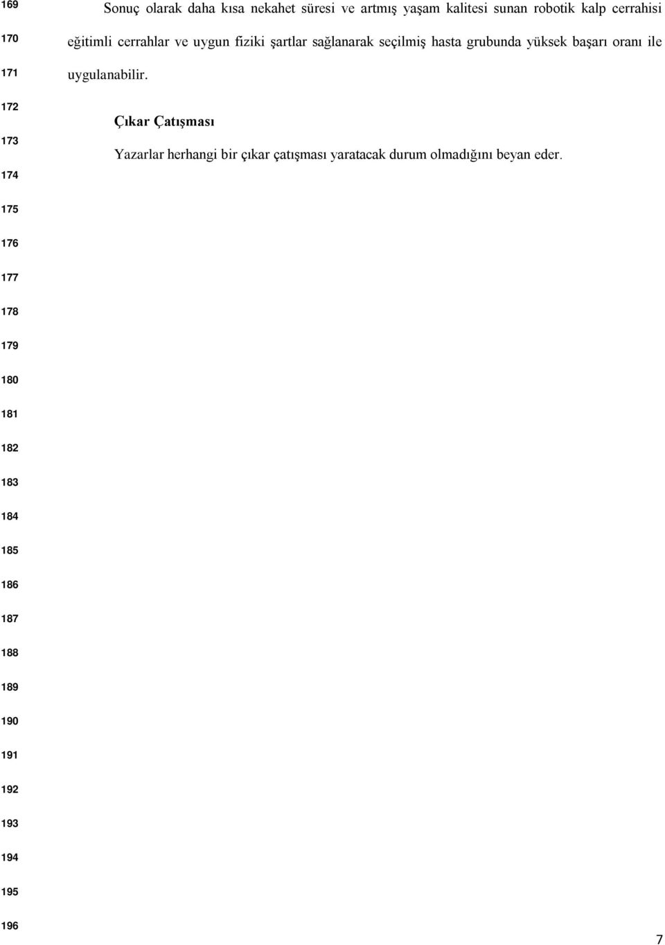 başarı oranı ile uygulanabilir.