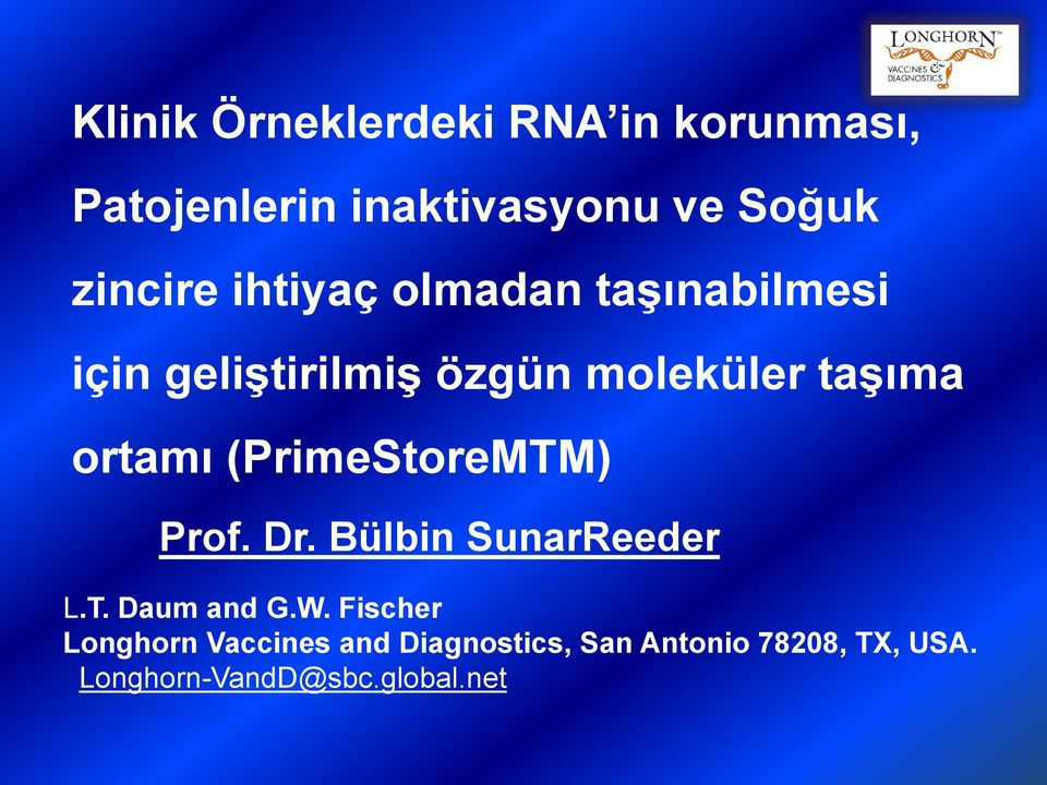 (PrimeStoreMTM) Prof. Dr. Bülbin SunarReeder L.T. Daum and G.W.