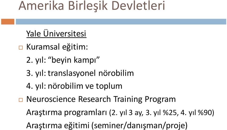 yıl: nörobilim ve toplum Neuroscience Research Training Program