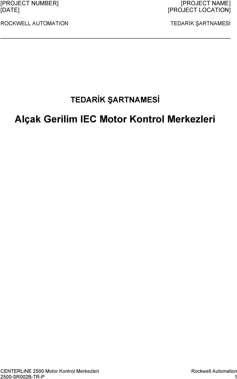 Alçak Gerilim IEC Motor