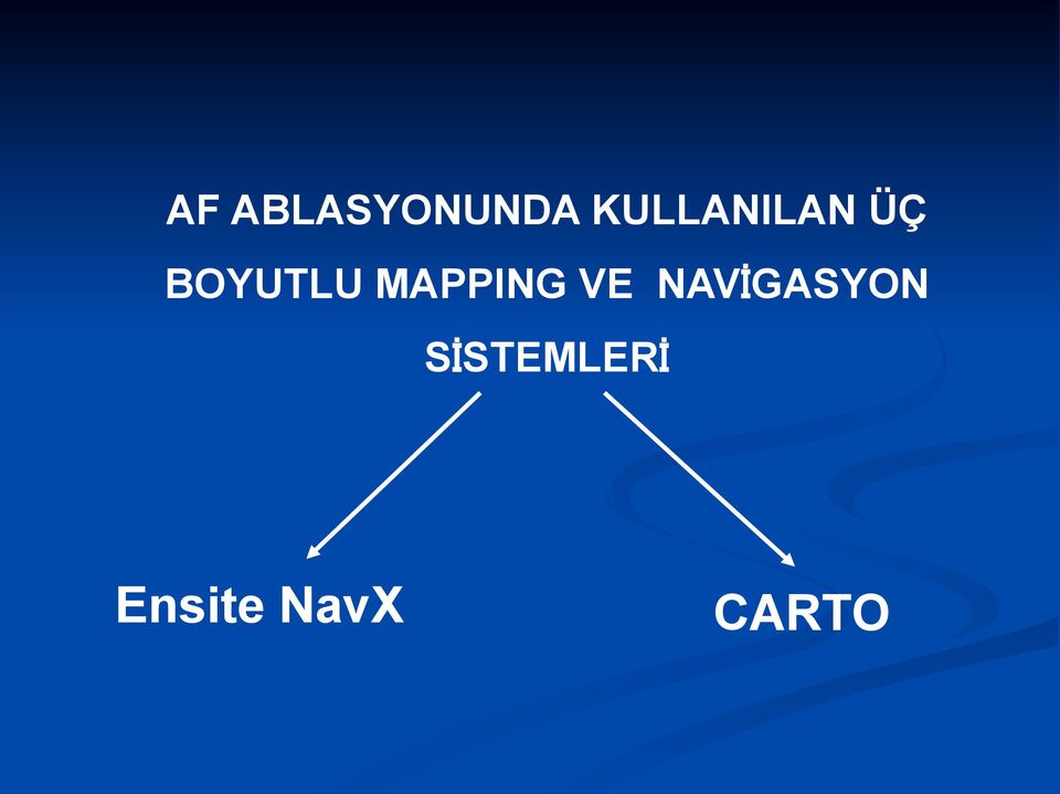 MAPPING VE NAVİGASYON