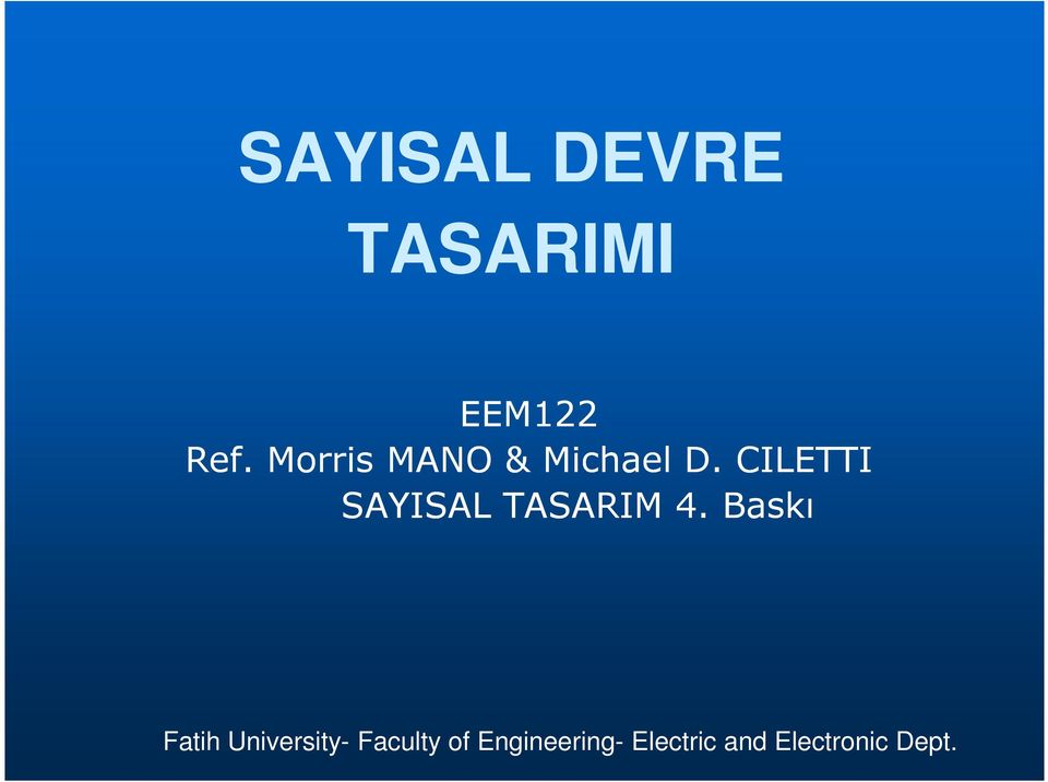 CILETTI SAYISAL TASARIM 4.