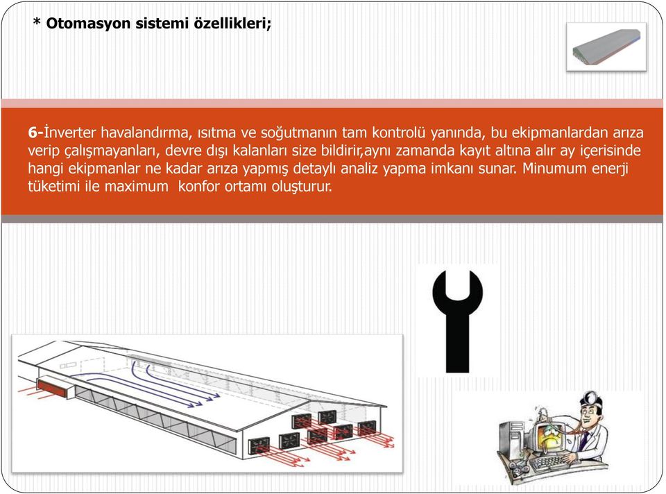 zamanda kayıt altına alır ay içerisinde hangi ekipmanlar ne kadar arıza yapmış