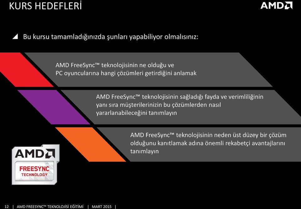 sıra müşterilerinizin bu çözümlerden nasıl yararlanabileceğini tanımlayın AMD FreeSync teknolojisinin neden üst düzey