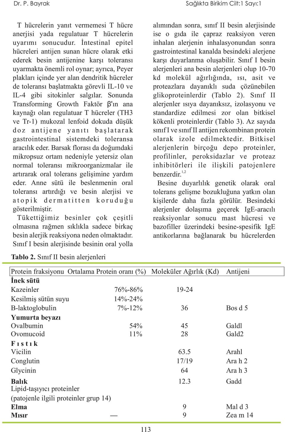 başlatmakta görevli IL-10 ve IL-4 gibi sitokinler salgılar.