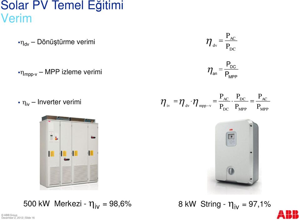 mpp v P P AC DC P P DC MPP P P AC MPP 500 kw Merkezi -