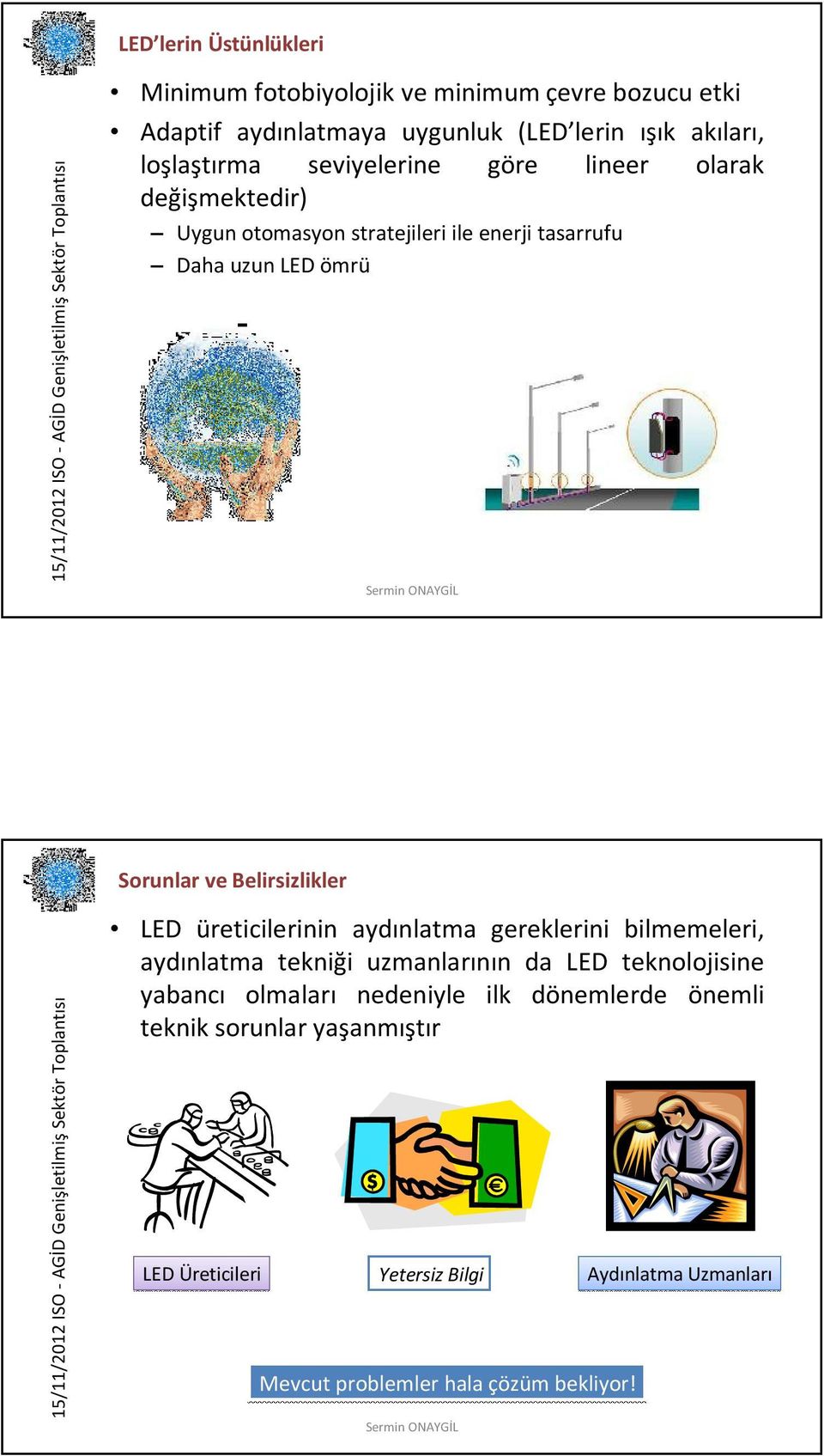 Belirsizlikler LED üreticilerinin aydınlatma gereklerini bilmemeleri, aydınlatma tekniği uzmanlarının da LED teknolojisine yabancı olmaları