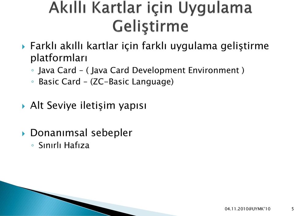 Development Environment ) Basic Card (ZC-Basic