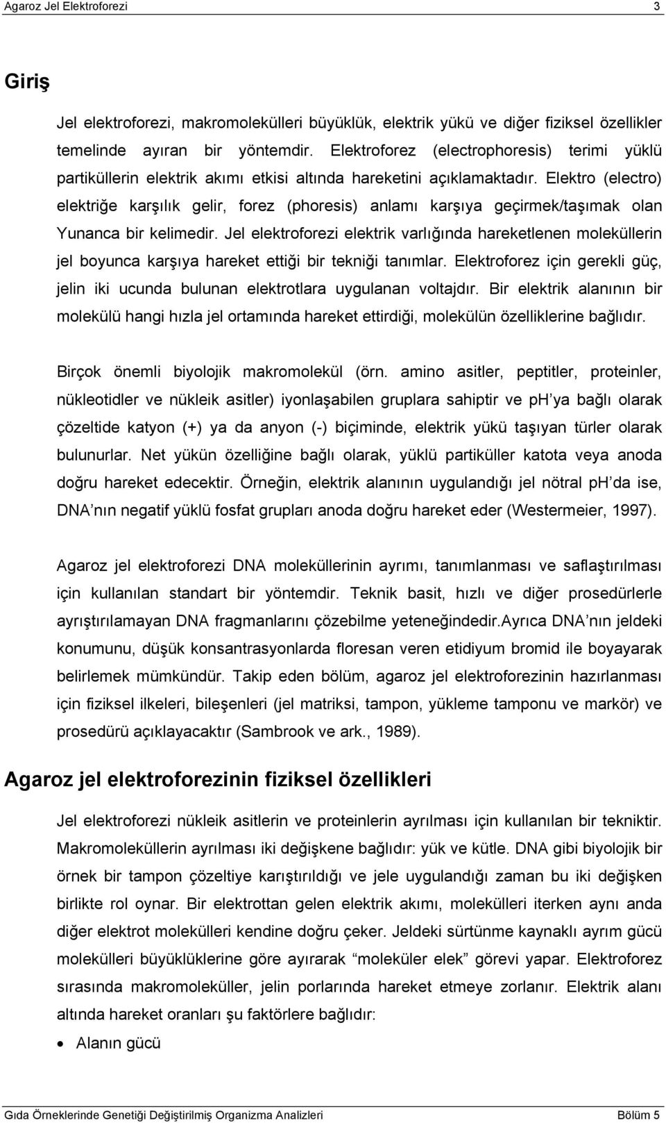 Elektro (electro) elektriğe karşılık gelir, forez (phoresis) anlamı karşıya geçirmek/taşımak olan Yunanca bir kelimedir.