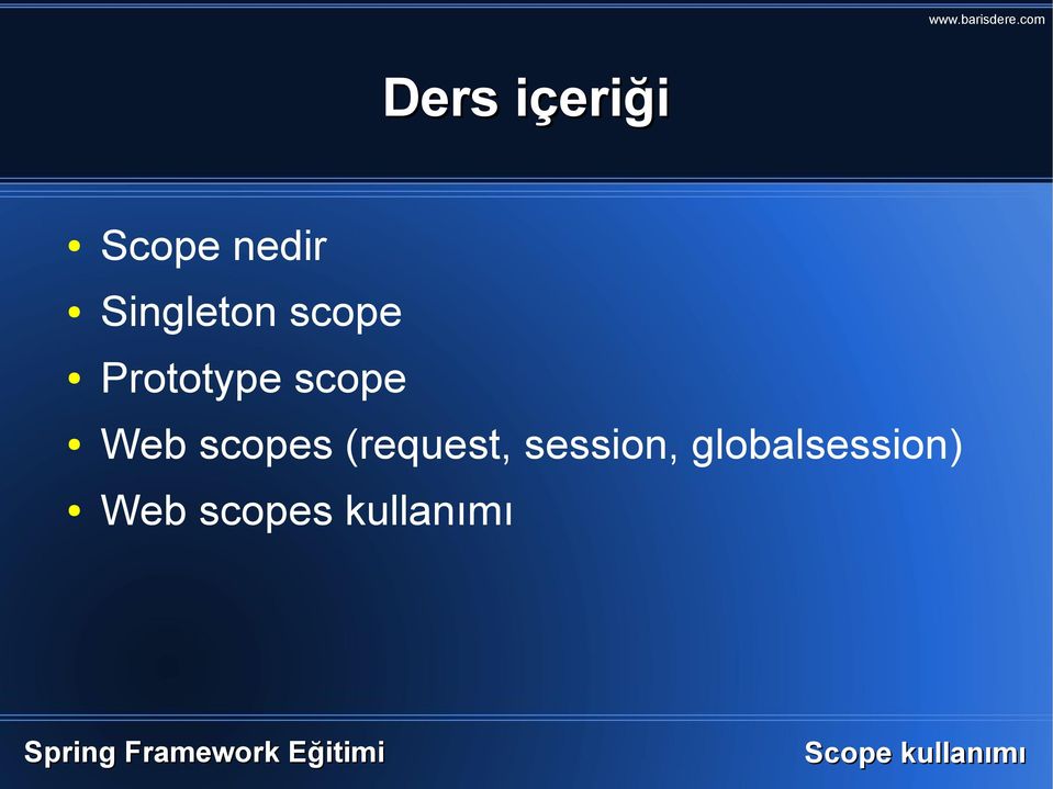 scope Web scopes (request,