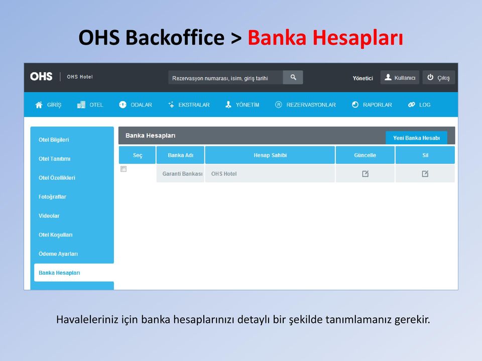 banka hesaplarınızı detaylı