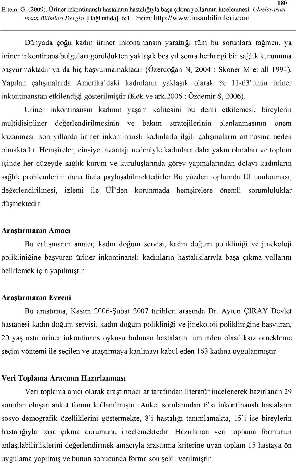 2006 ; Özdemir S, 2006).