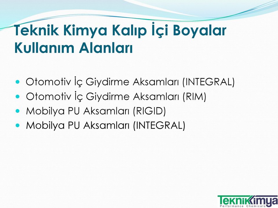 (INTEGRAL) Otomotiv İç Giydirme Aksamları