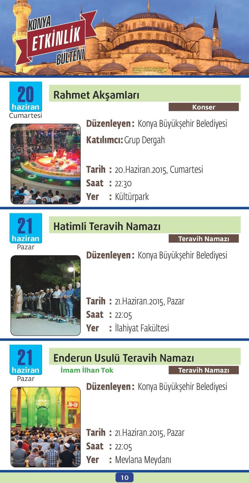 2015, Cumartesi 21 Hatimli Pazar Tarih : 21.Haziran.