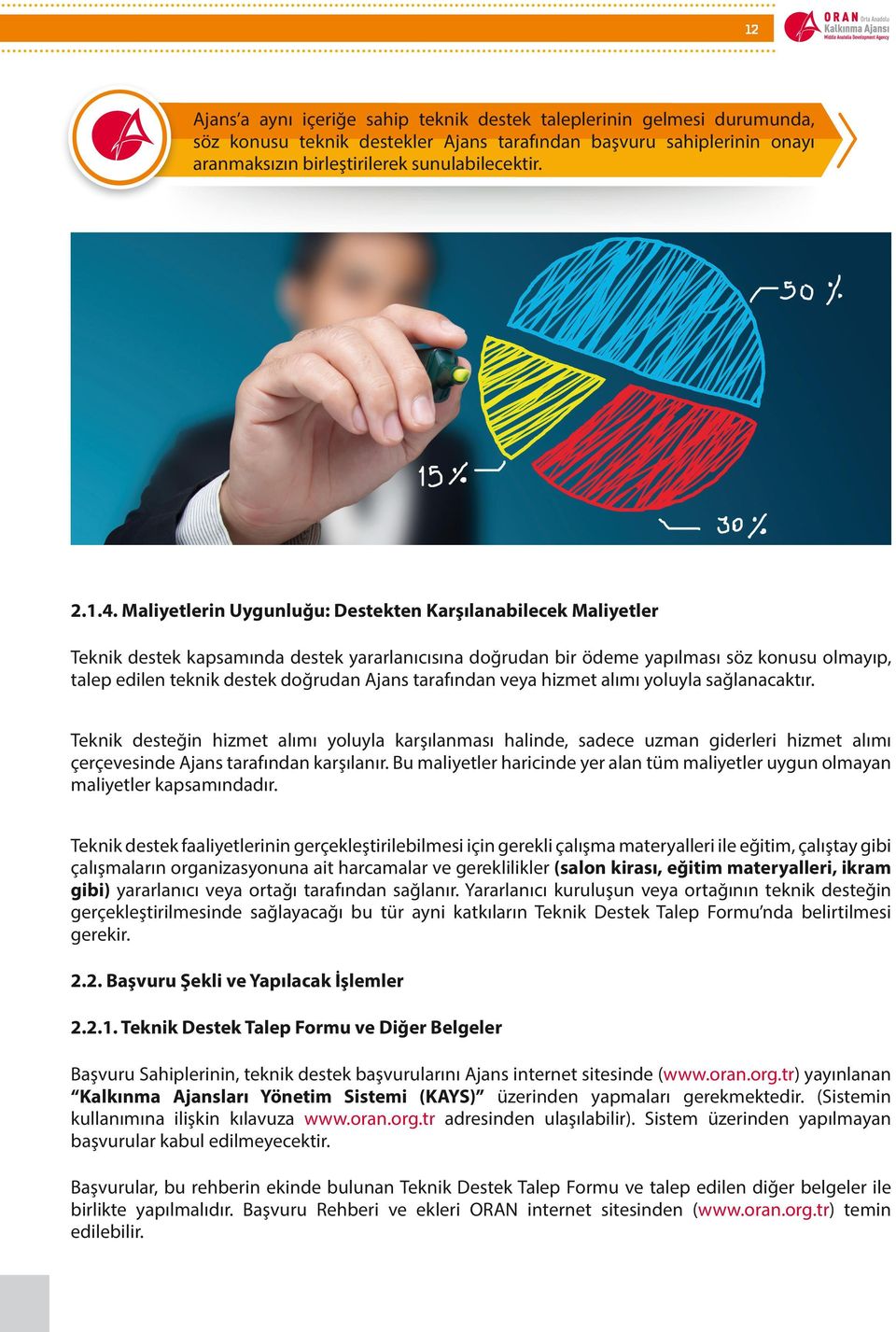 Ajans tarafından veya hizmet alımı yoluyla sağlanacaktır. Teknik desteğin hizmet alımı yoluyla karşılanması halinde, sadece uzman giderleri hizmet alımı çerçevesinde Ajans tarafından karşılanır.