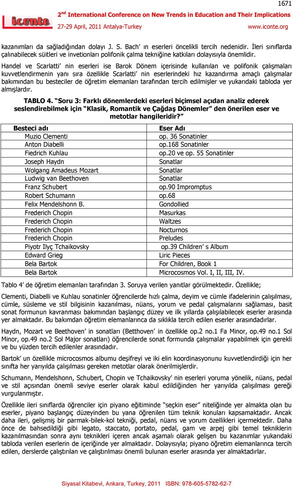 Handel ve Scarlatti nin eserleri ise Barok Dönem içerisinde kullanılan ve polifonik çalışmaları kuvvetlendirmenin yanı sıra özellikle Scarlatti nin eserlerindeki hız kazandırma amaçlı çalışmalar