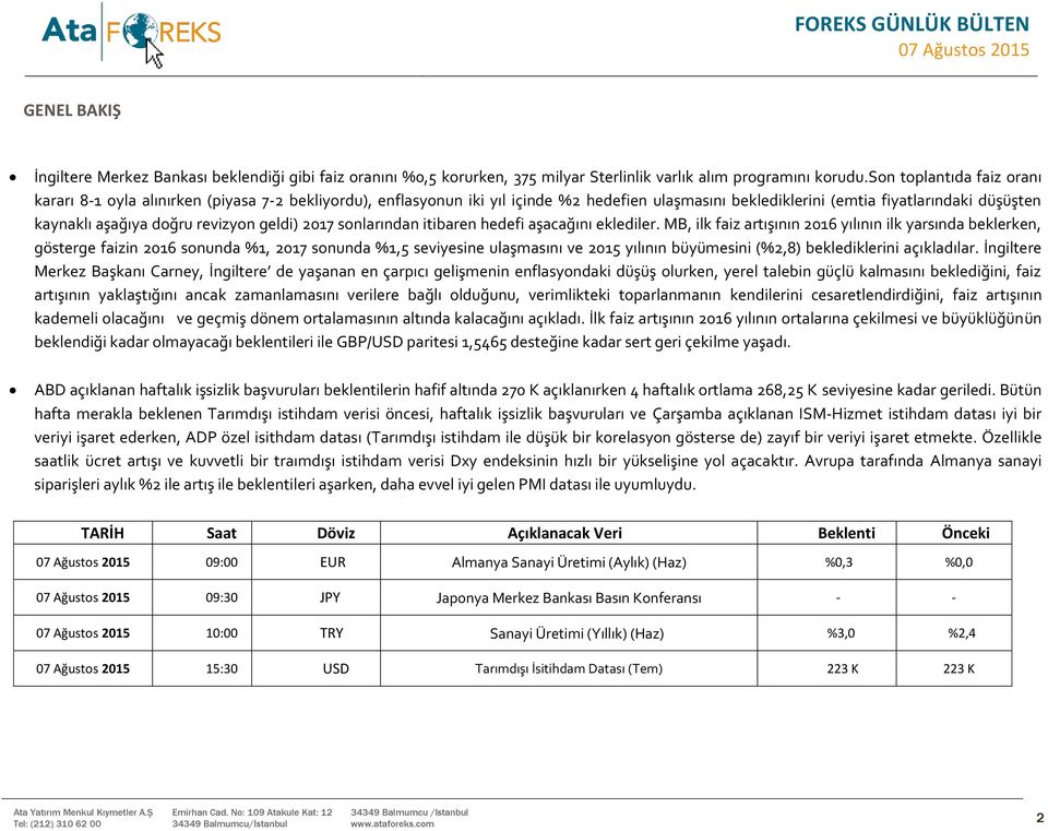 revizyon geldi) 2017 sonlarından itibaren hedefi aşacağını eklediler.