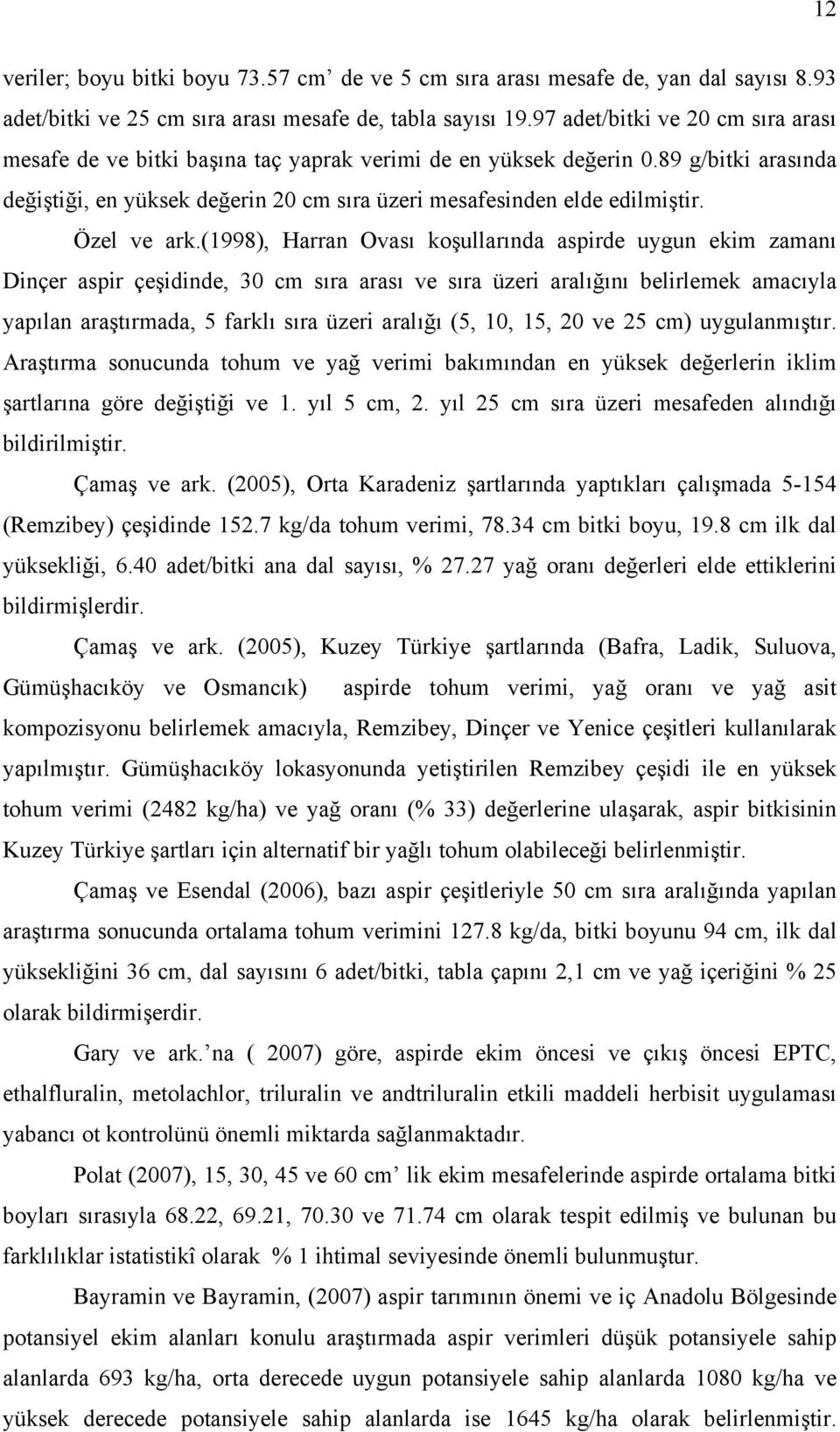 Özel ve ark.