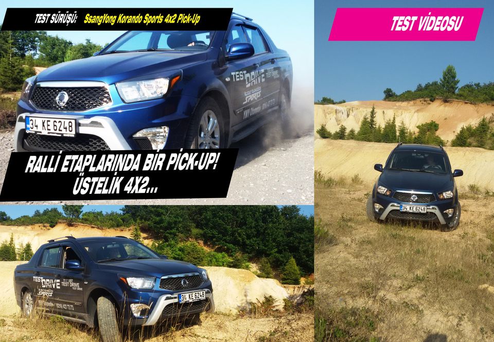 RALLİ ETAPLARINDA BİR PİCK-UP!