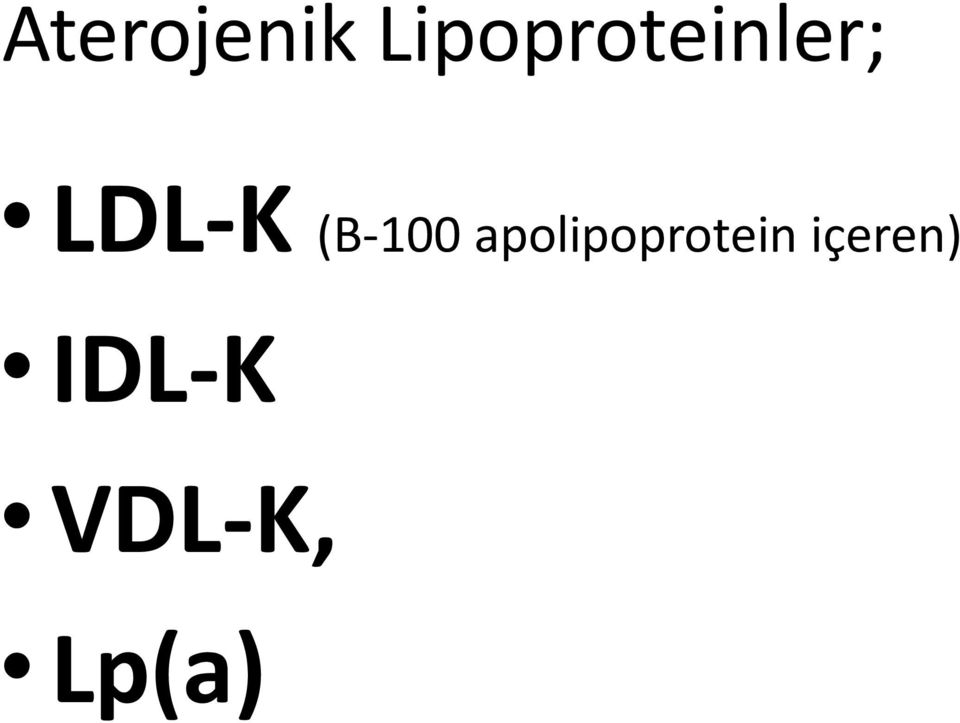 LDL-K (B-100