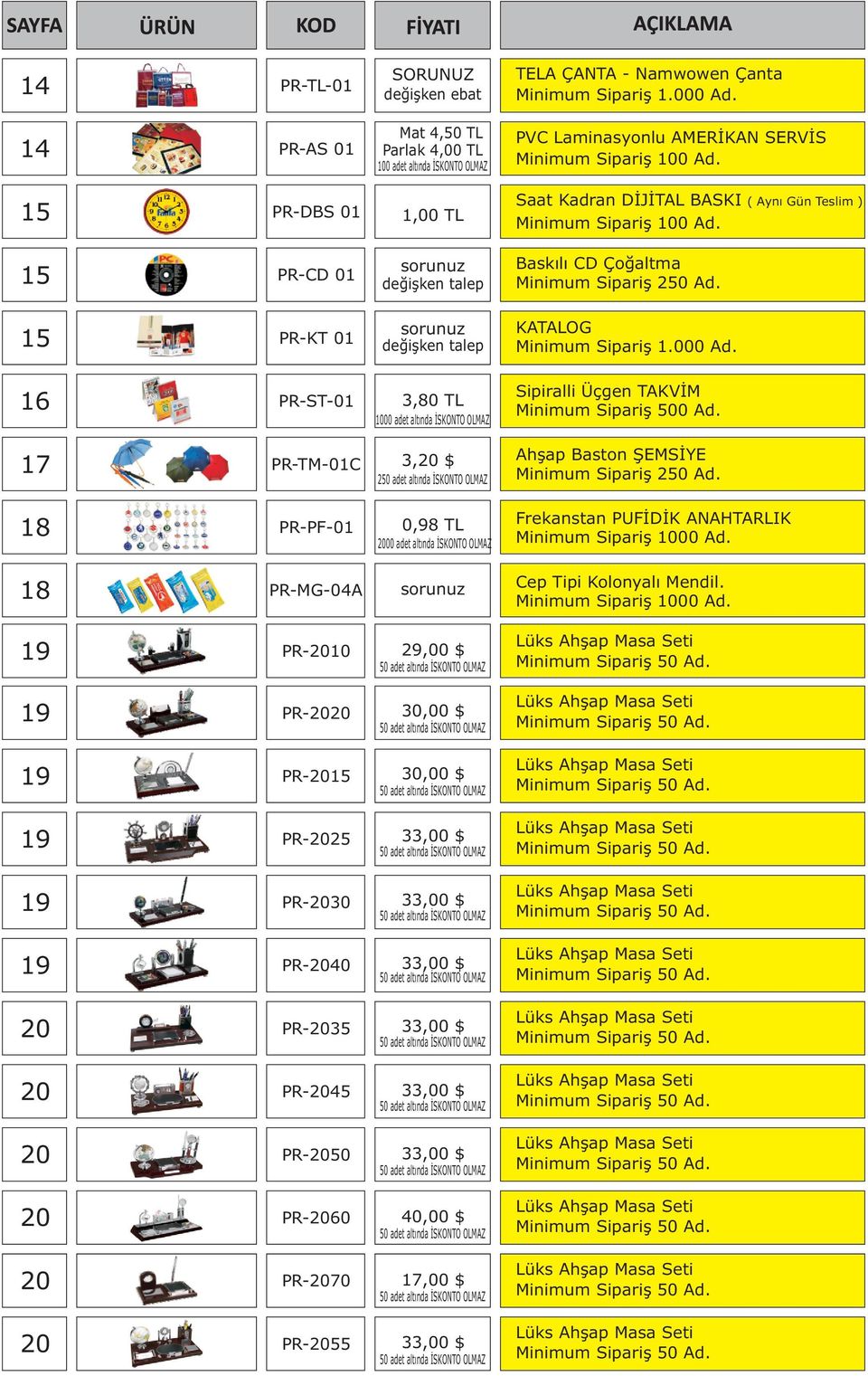 0,98 TL 2000 adet altında İSKONTO OLMAZ Frekanstan PUFİDİK ANAHTARLIK Minimum Sipariş 1000 Ad.