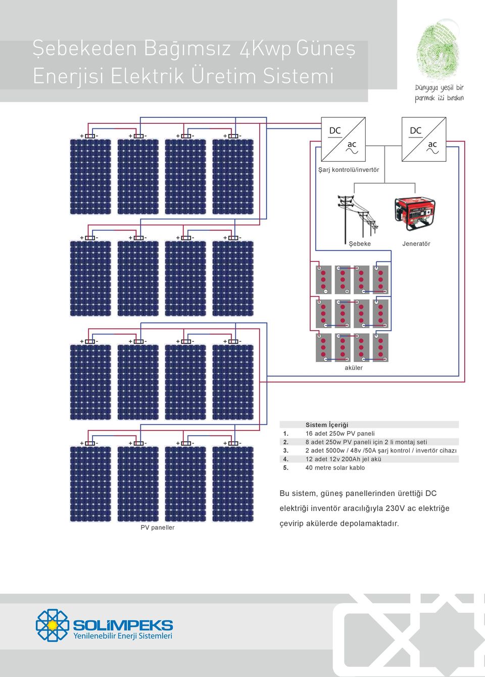 2 adet 5000w / 48v /50A şarj kontrol / invertör cihazı 4.