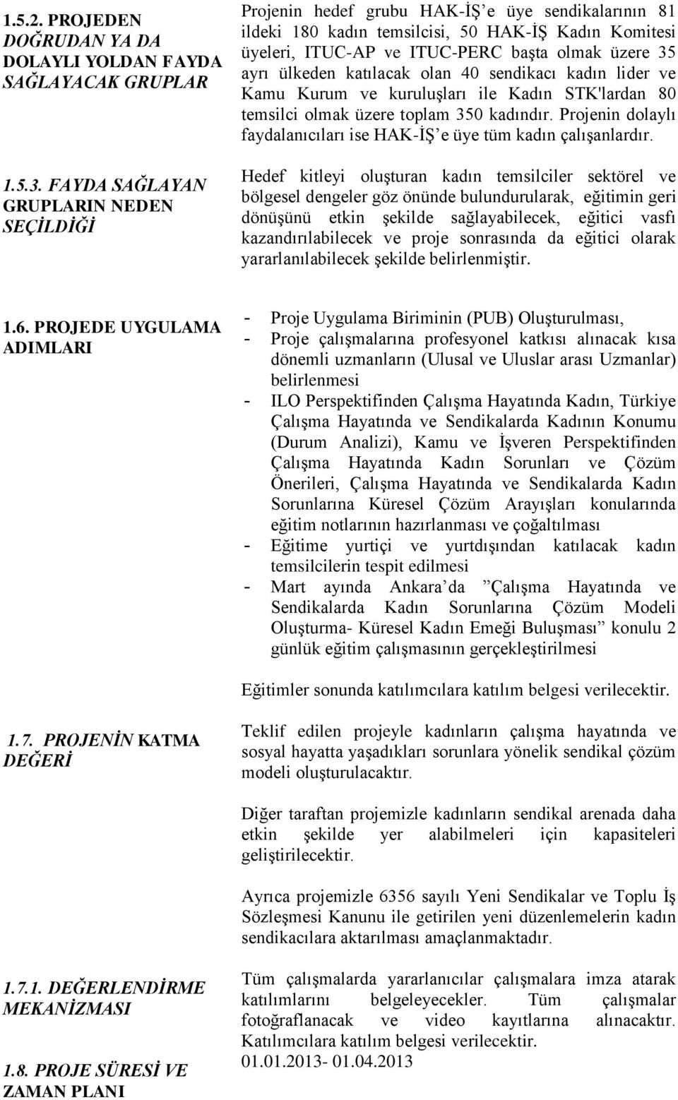 ayrı ülkeden katılacak olan 40 sendikacı kadın lider ve Kamu Kurum ve kuruluşları ile Kadın STK'lardan 80 temsilci olmak üzere toplam 350 kadındır.