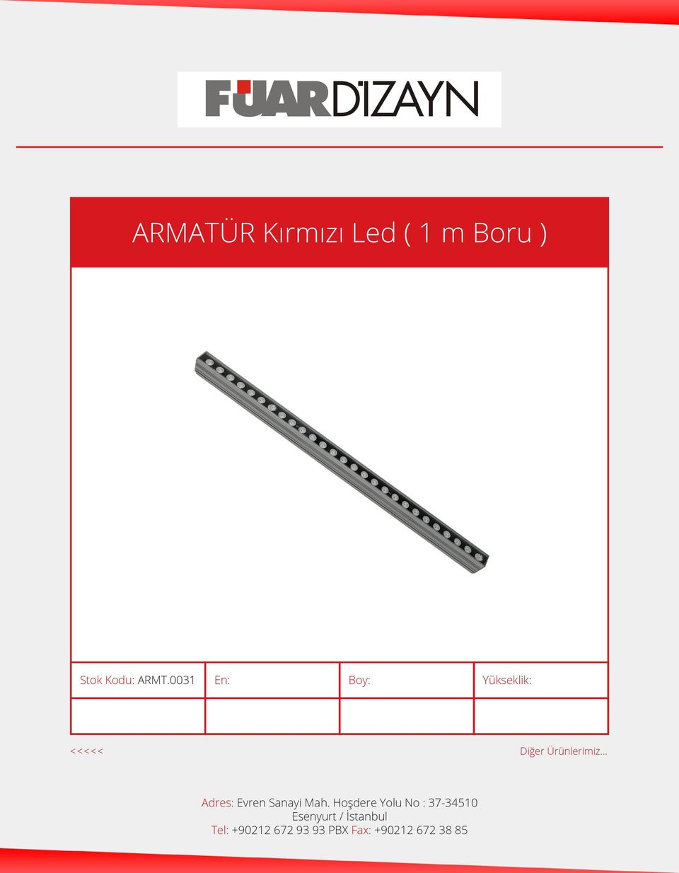 Stok Kodu: ARMT.