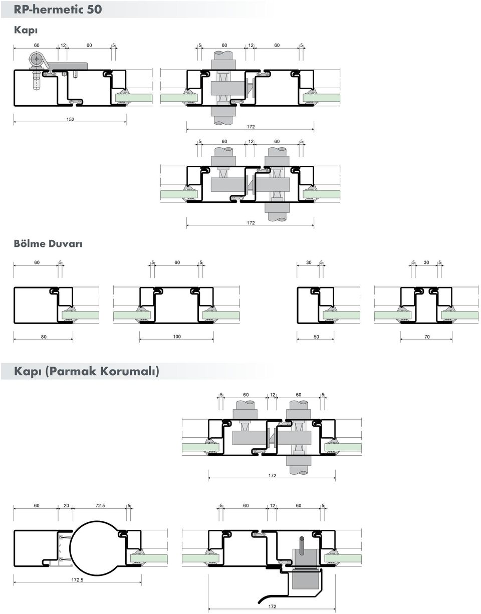 5 80 100 50 70 (Parmak Korumalı) 5 60 12