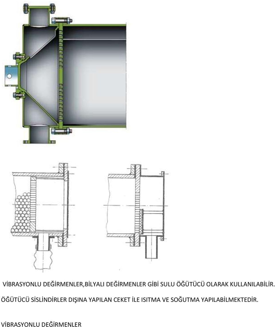 ÖĞÜTÜCÜ SİSLİNDİRLER DIŞINA YAPILAN CEKET İLE