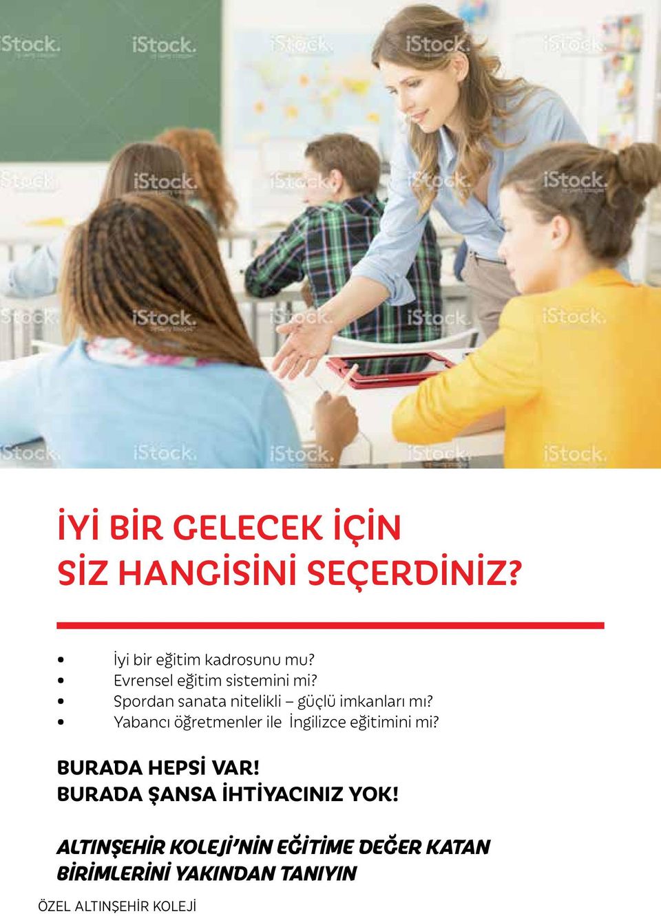 Yabancı öğretmenler ile İngilizce eğitimini mi? BURADA HEPSİ VAR!