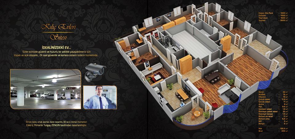 .. Örnek daire, ortak alanlar, daire tasarimı, 3D ve ic mimari hizmetleri Esko İç Mimarlık Turgay ZENGİN tarafından tasarlanmıştır.