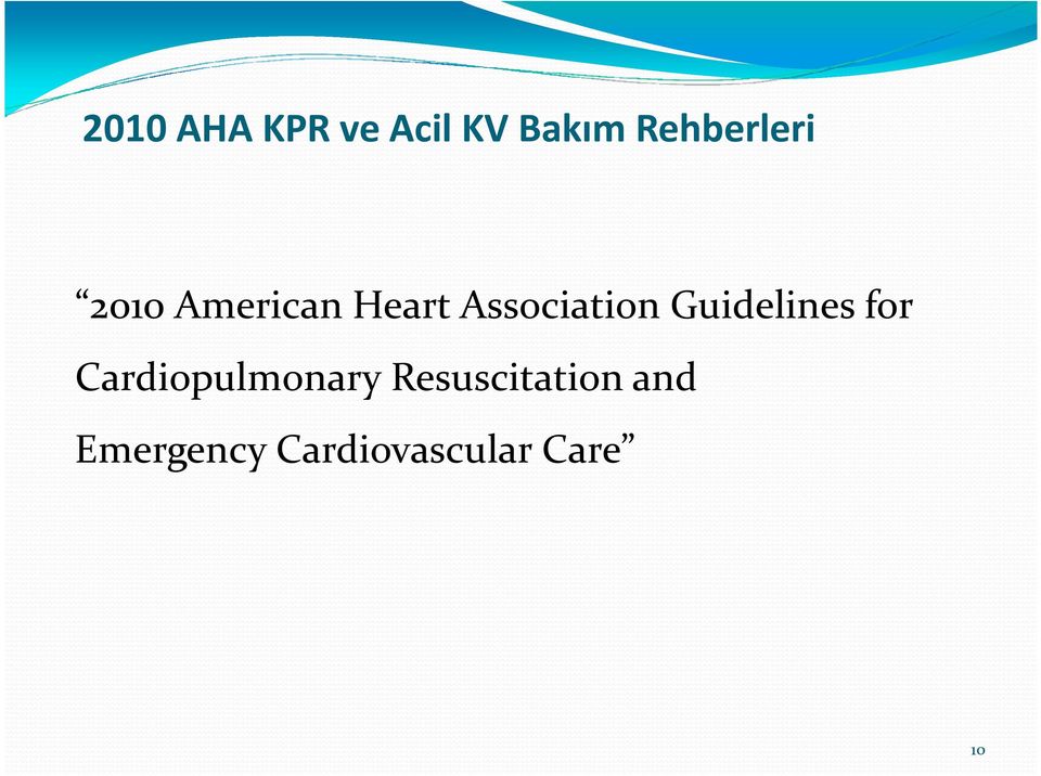 Association Guidelines for